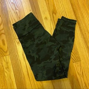 Lululemon Align green camo leggings size 8